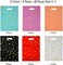 48 Pieces of Thicker Gift Bags with Handles, Plastic Party Candy Bags with Sparkling Stars, Suitable for All Kinds of Holiday Parties